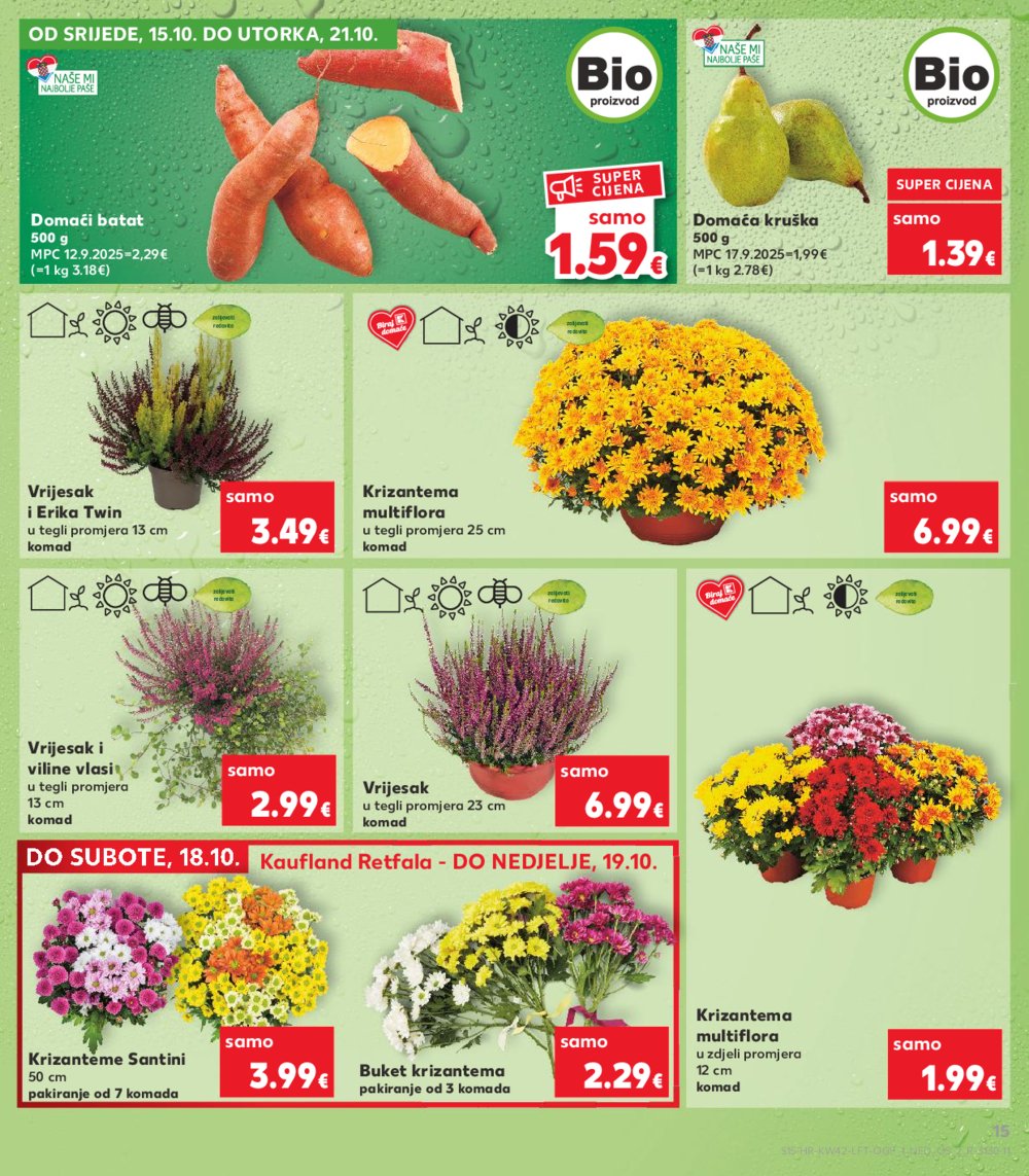Kaufland katalog Akcija 15.10. - 21.10.2025. Osijek
