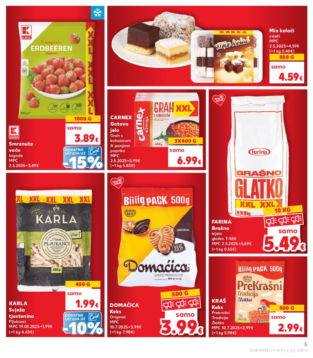 Kaufland katalog Akcija 15.10. - 21.10.2025. Va, Vi, Bj