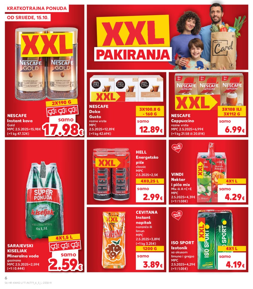 Kaufland katalog Akcija 15.10. - 21.10.2025. Va, Vi, Bj