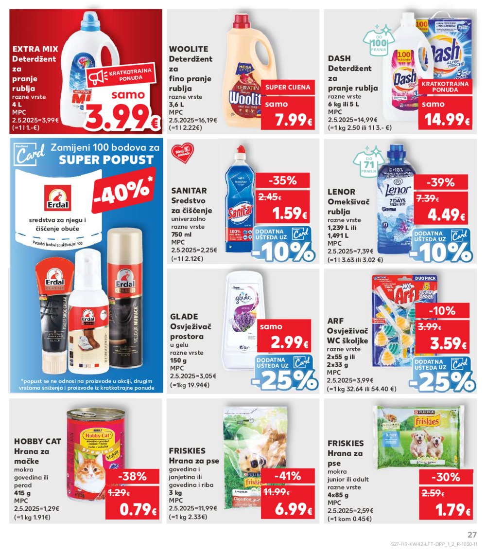 Kaufland katalog Akcija 15.10. - 21.10.2025. VG, Po, Ro, Vo, Vu, DS, Ma, Iv