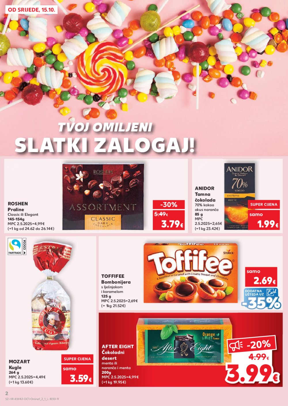 Kaufland katalog Robne marke 15.10. - 21.10.2025. Odabrane poslovnice