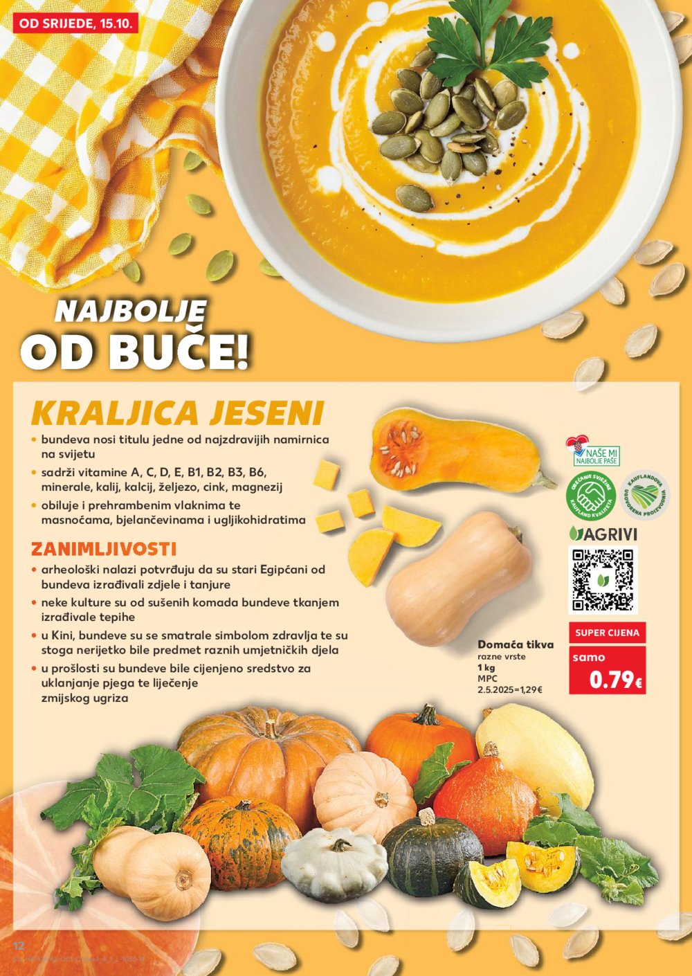 Kaufland katalog Robne marke 15.10. - 21.10.2025. Odabrane poslovnice
