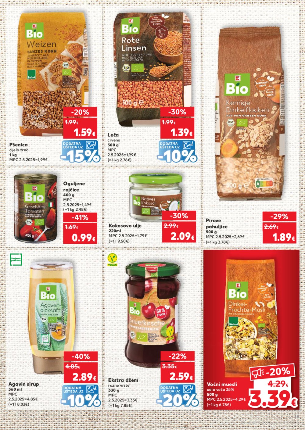 Kaufland katalog Robne marke 15.10. - 21.10.2025. Odabrane poslovnice