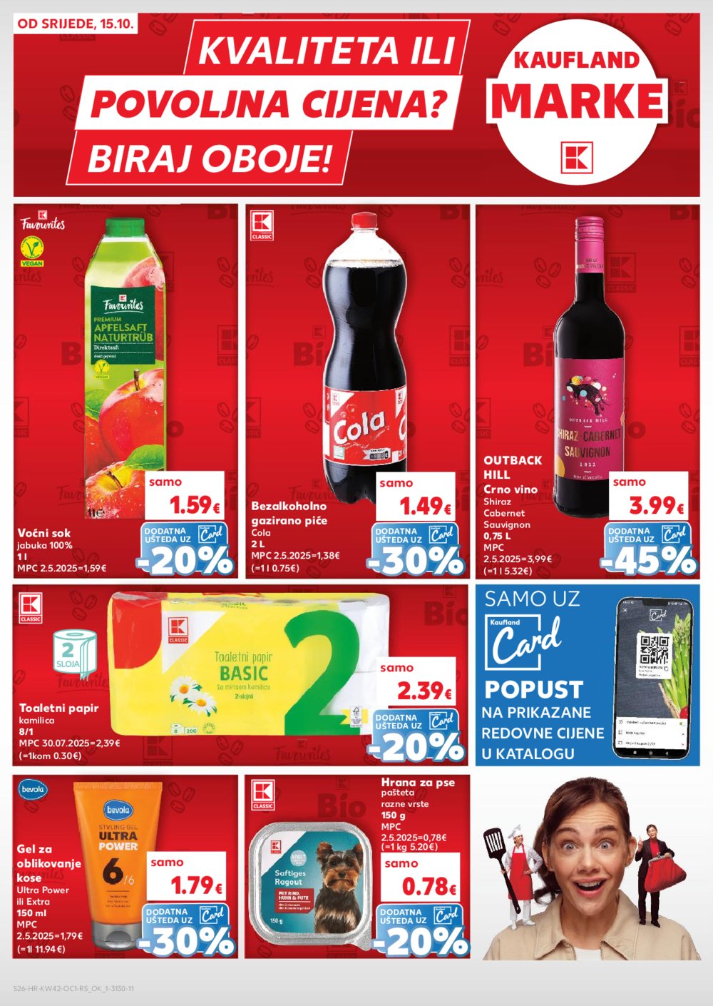 Kaufland katalog Robne marke 15.10. - 21.10.2025. Osijek