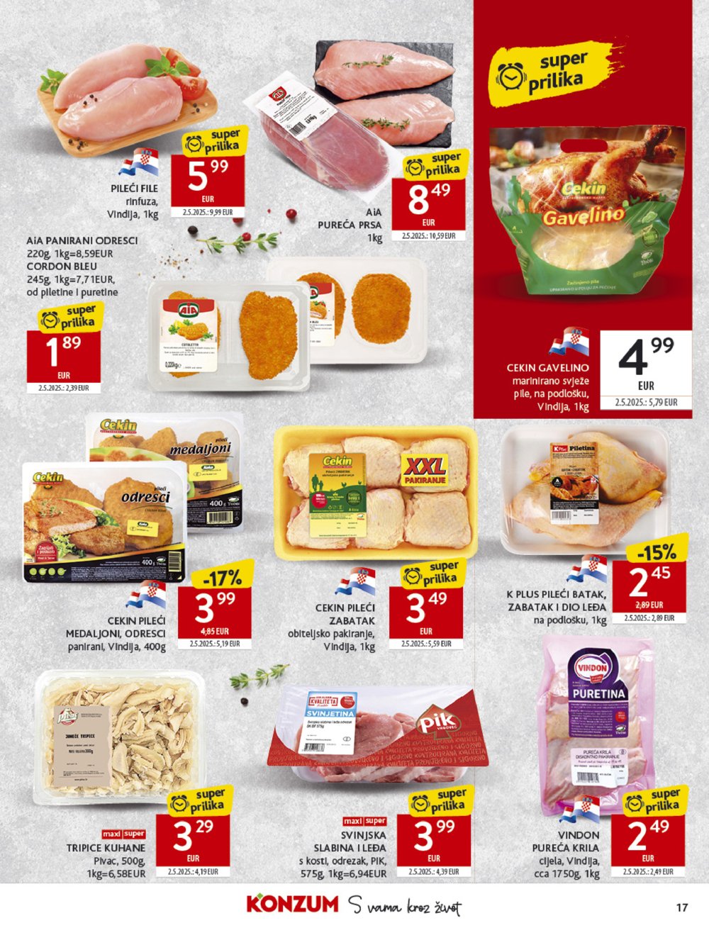 Konzum katalog Akcija 15.10. - 21.10.2025.