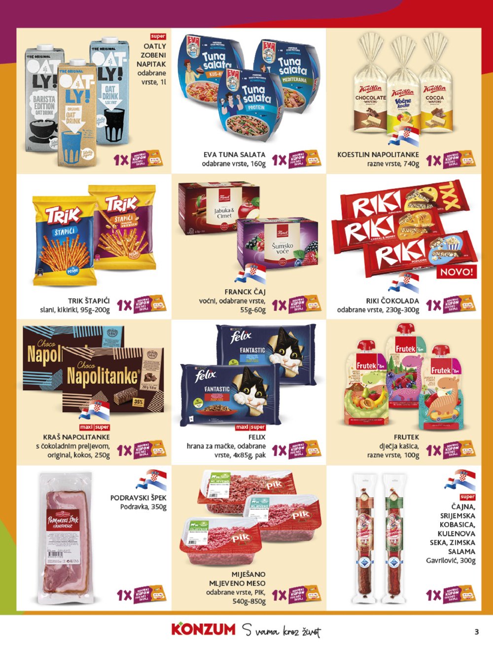 Konzum katalog Akcija 15.10. - 21.10.2025.