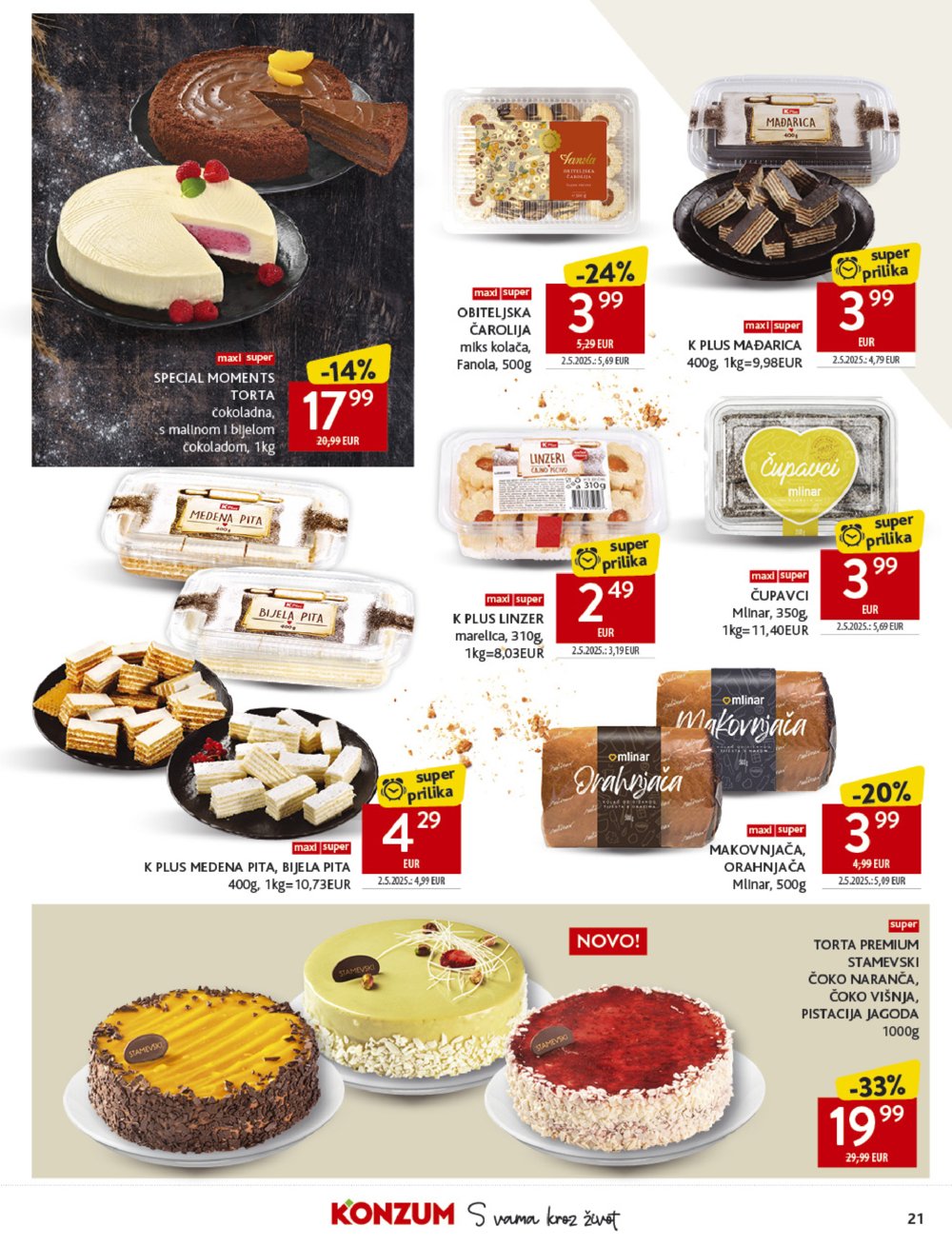 Konzum katalog Akcija 15.10. - 21.10.2025.