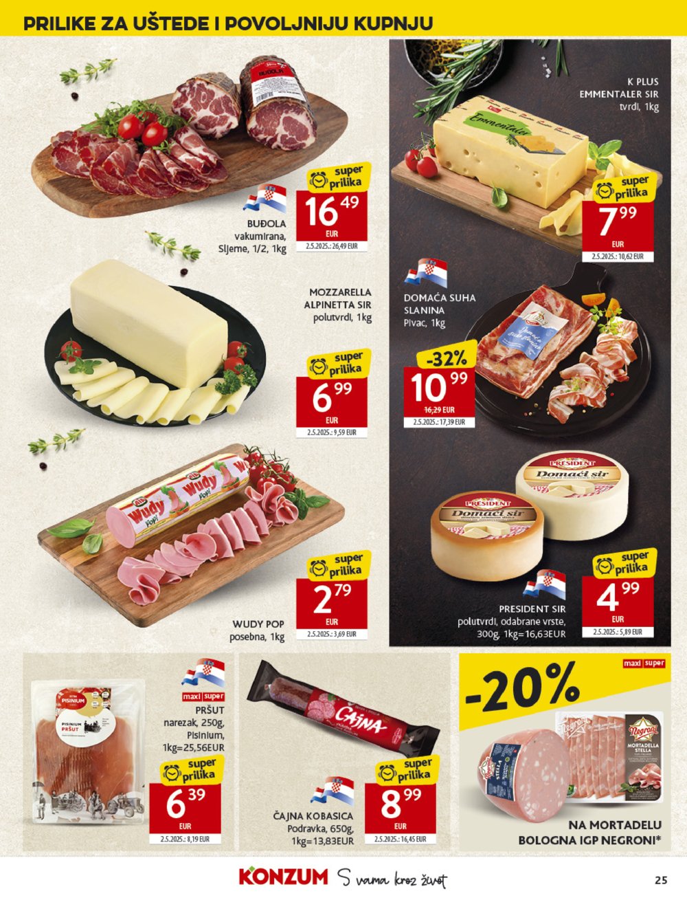 Konzum katalog Akcija 15.10. - 21.10.2025.