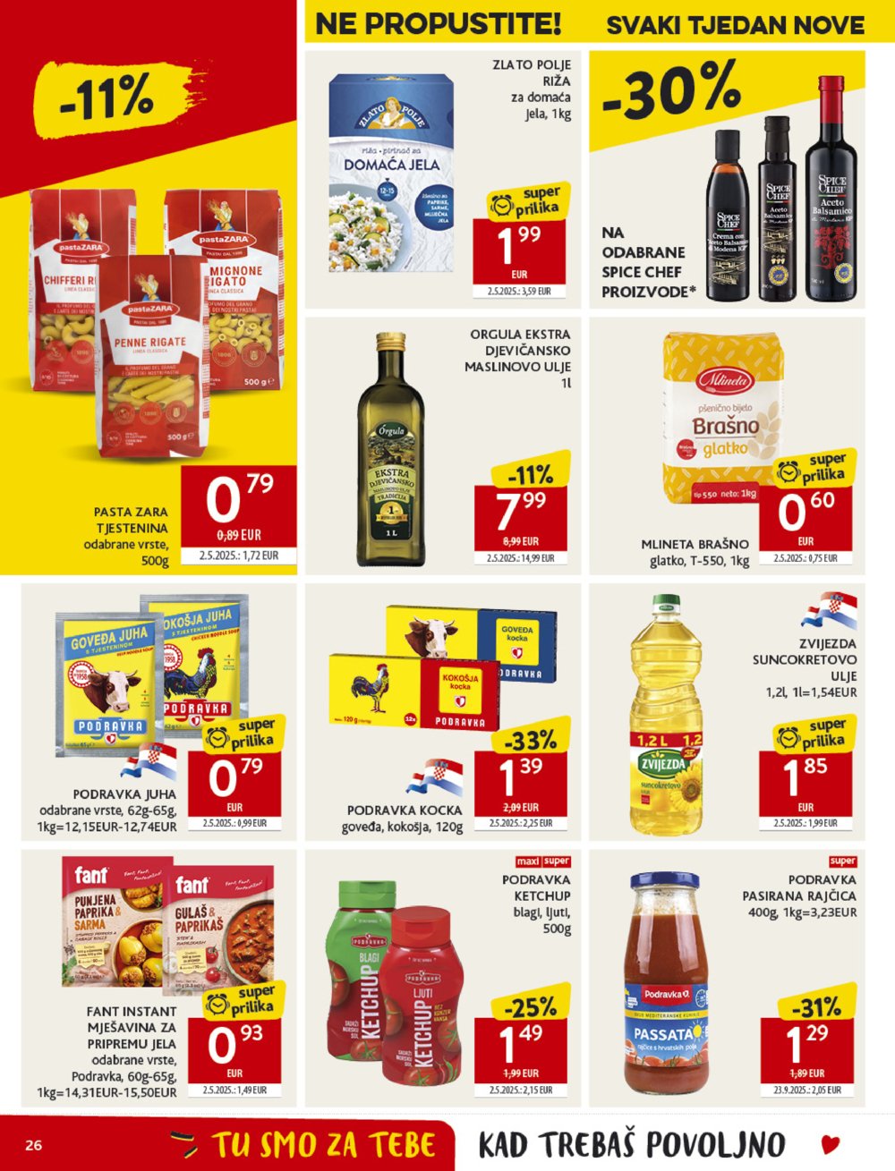 Konzum katalog Akcija 15.10. - 21.10.2025.