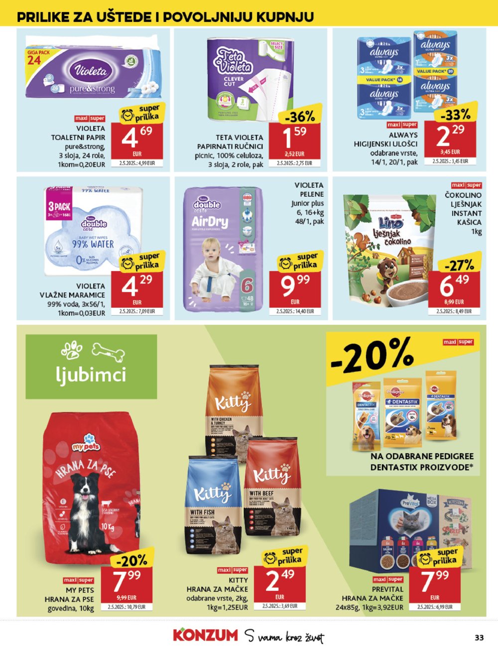 Konzum katalog Akcija 15.10. - 21.10.2025.