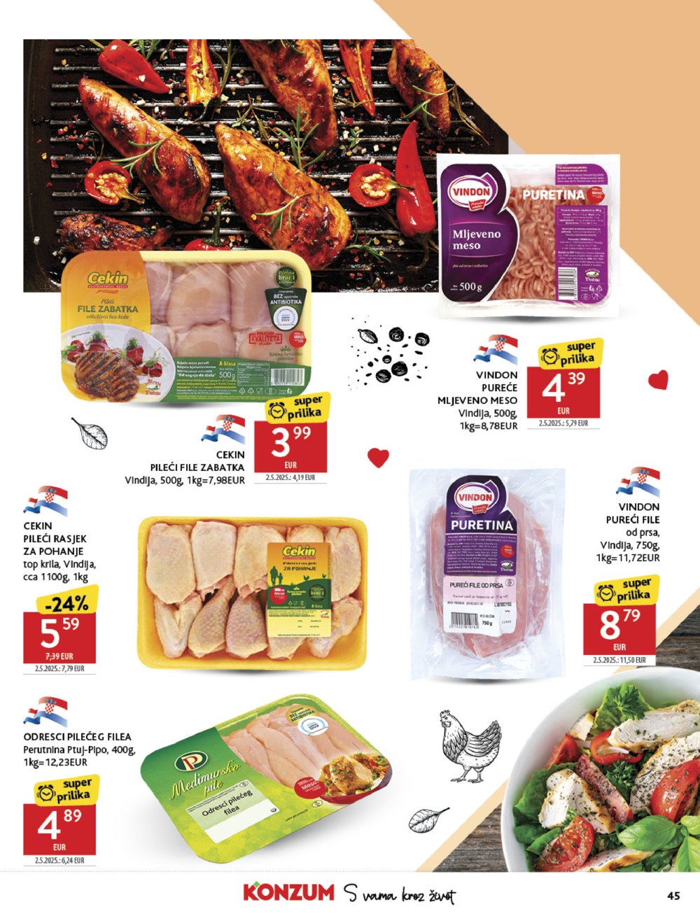 Konzum katalog Akcija 15.10. - 21.10.2025.
