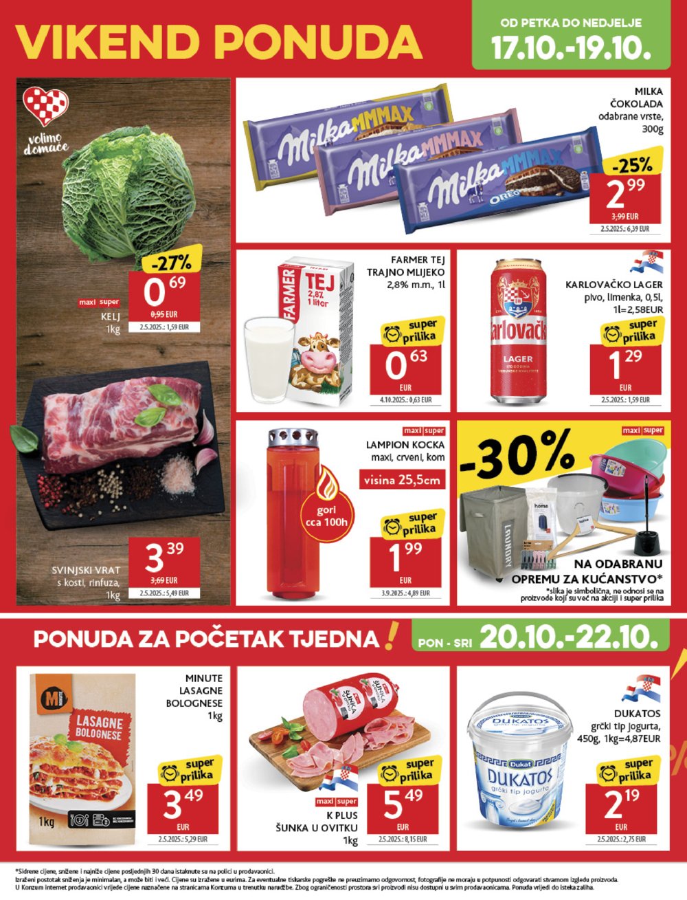 Konzum katalog Akcija 15.10. - 21.10.2025.
