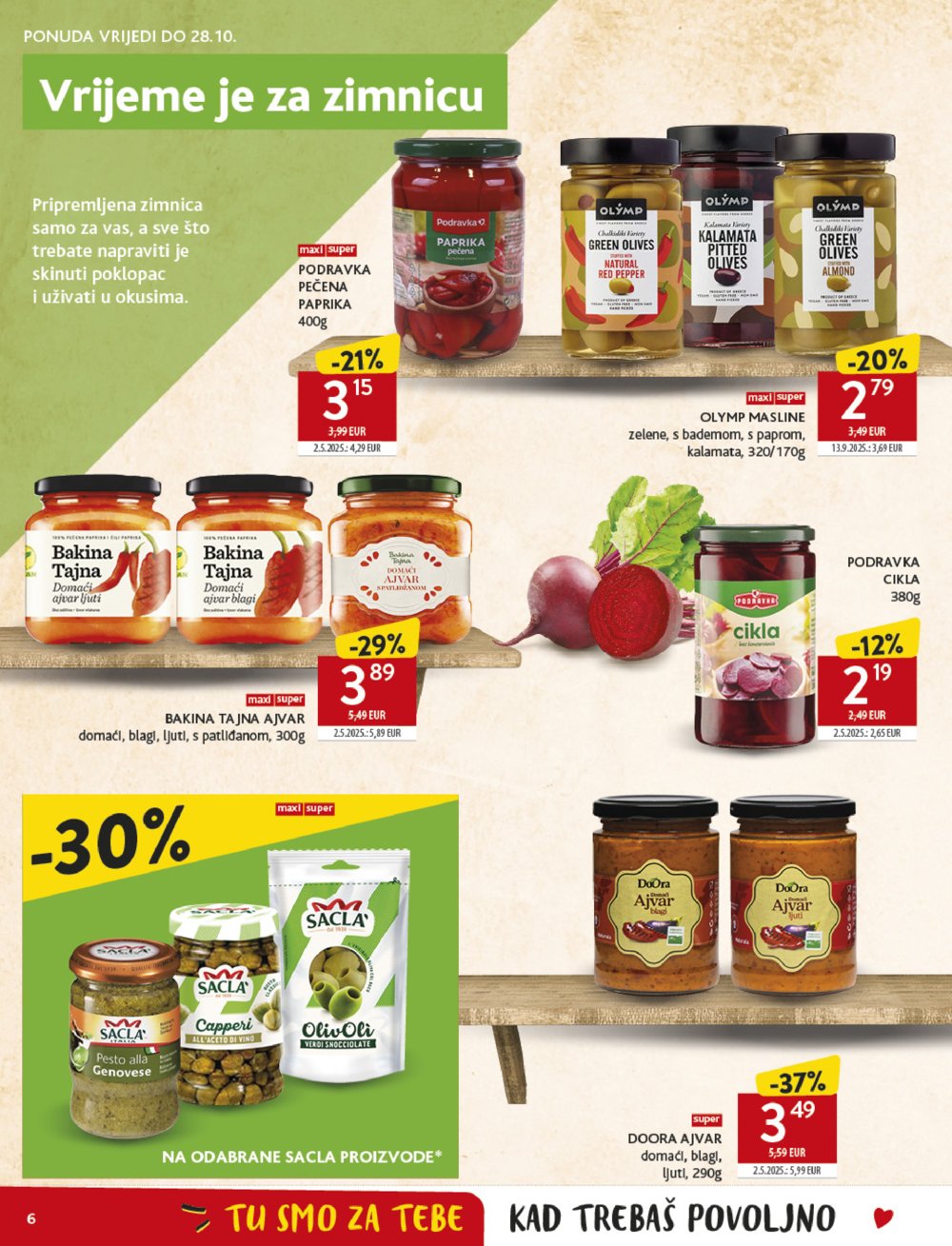 Konzum katalog Akcija 15.10. - 21.10.2025.