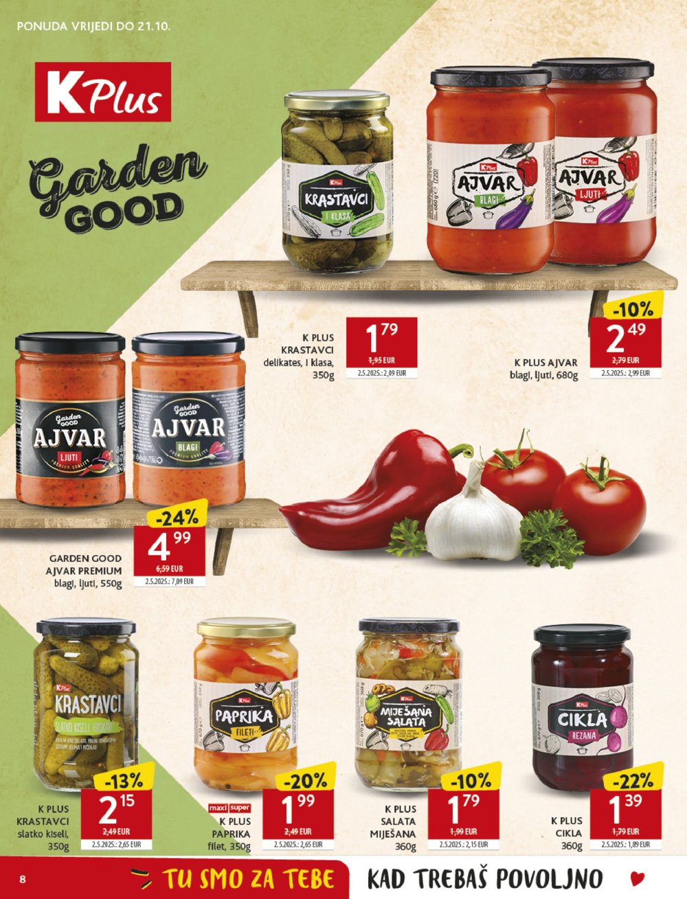 Konzum katalog Akcija 15.10. - 21.10.2025.