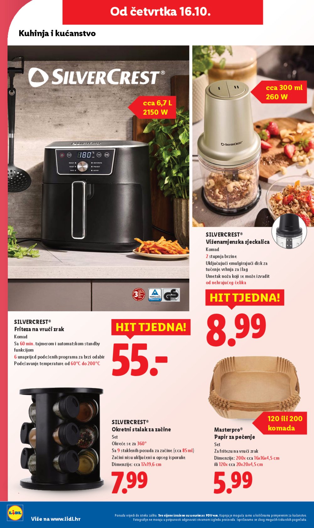 Lidl katalog Super ponuda od četvrtka 16.10. - 19.10.2025.