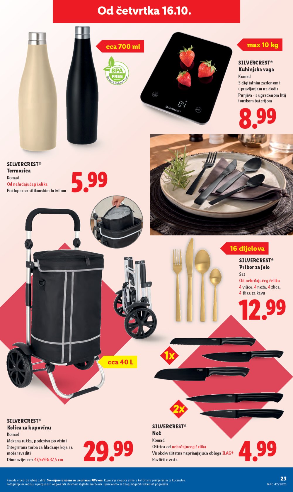 Lidl katalog Super ponuda od četvrtka 16.10. - 19.10.2025.