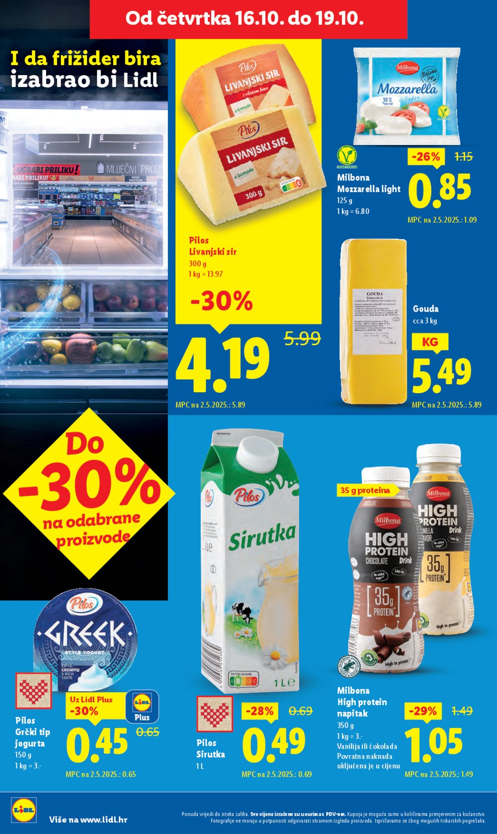 Lidl katalog Super ponuda od četvrtka 16.10. - 19.10.2025.