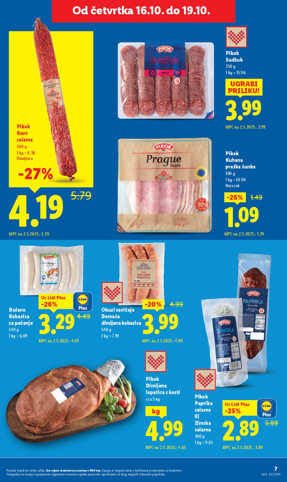 Lidl katalog Super ponuda od četvrtka 16.10. - 19.10.2025.