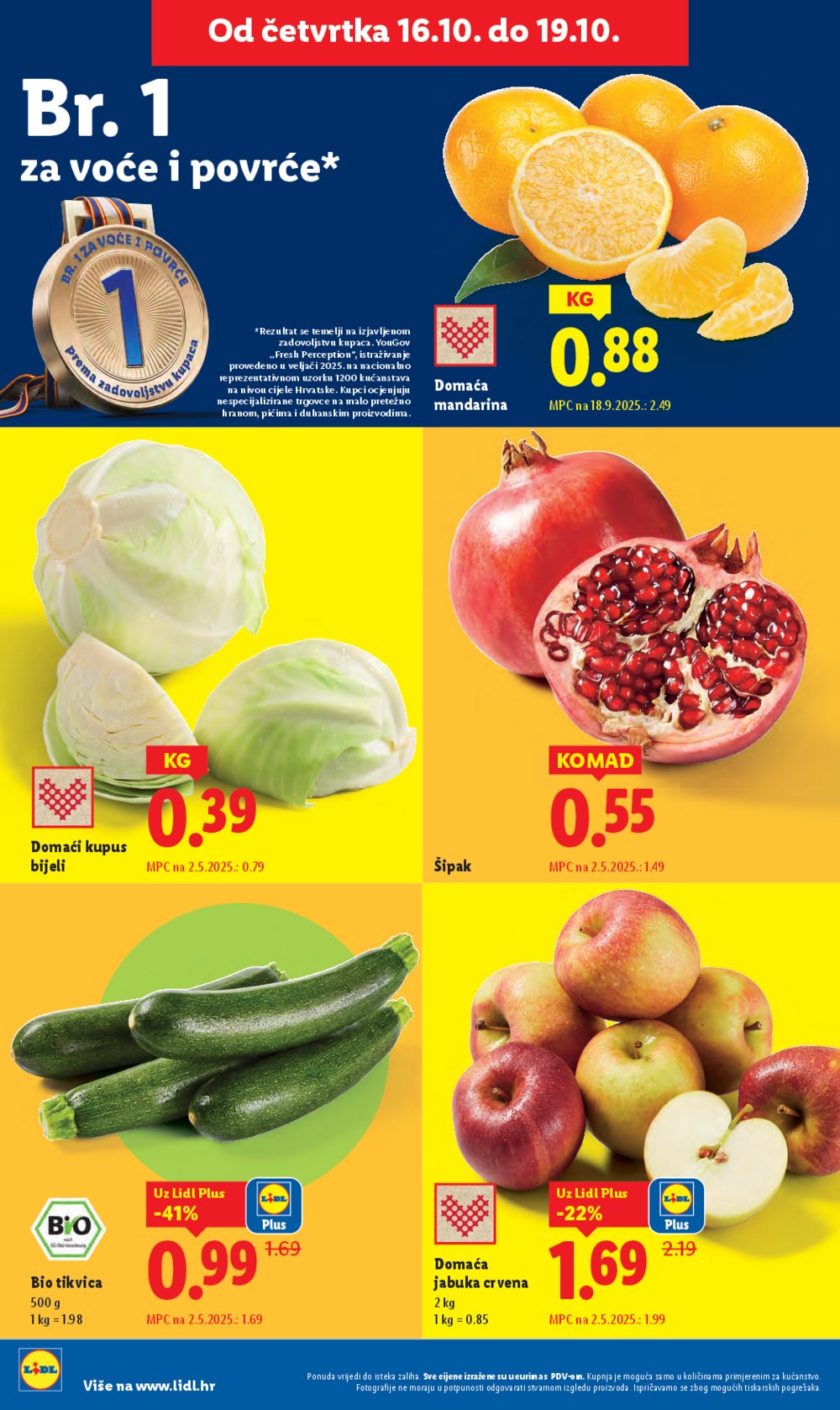 Lidl katalog Super ponuda od četvrtka 16.10. - 19.10.2025.