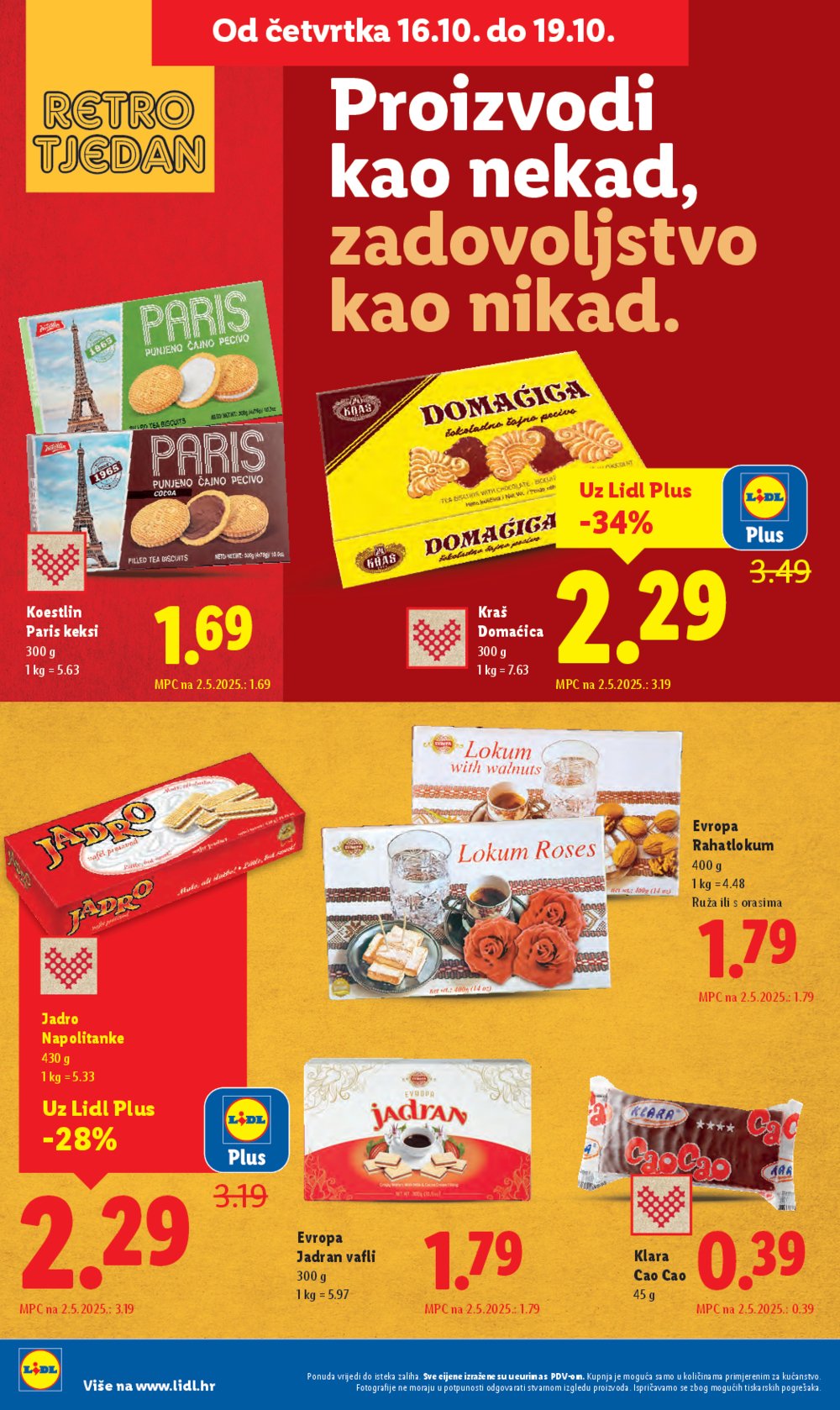 Lidl katalog Super ponuda od četvrtka 16.10. - 19.10.2025.