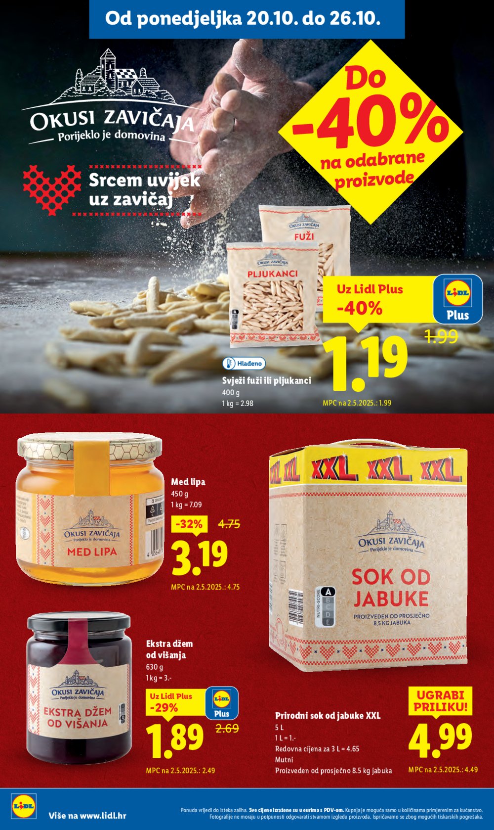 Lidl katalog Super ponuda od ponedjeljka 20.10.-26.10.2025.