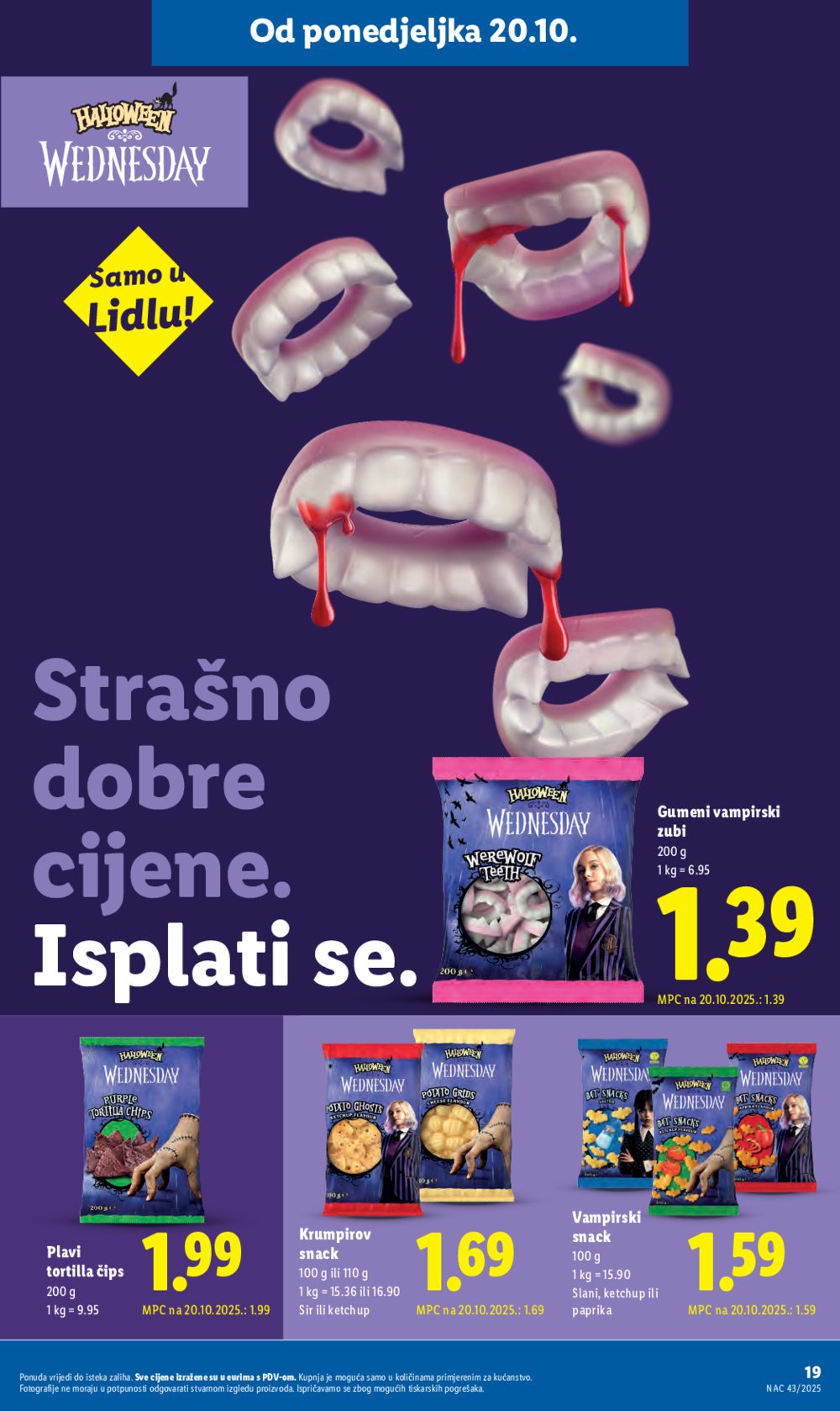Lidl katalog Super ponuda od ponedjeljka 20.10.-26.10.2025.