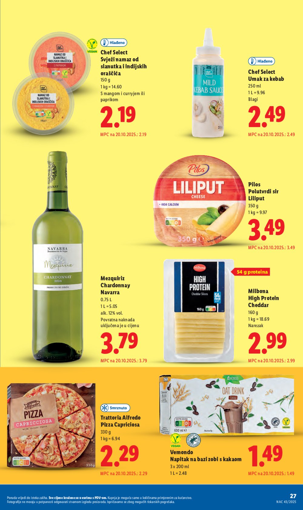Lidl katalog Super ponuda od ponedjeljka 20.10.-26.10.2025.