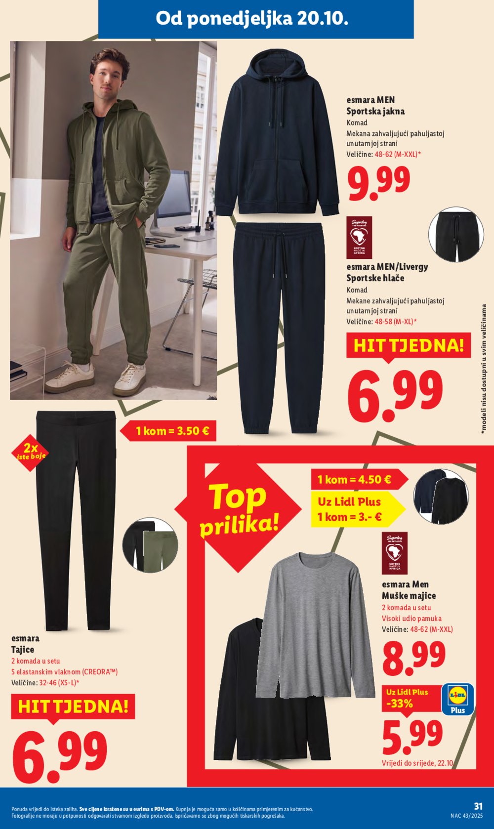 Lidl katalog Super ponuda od ponedjeljka 20.10.-26.10.2025.