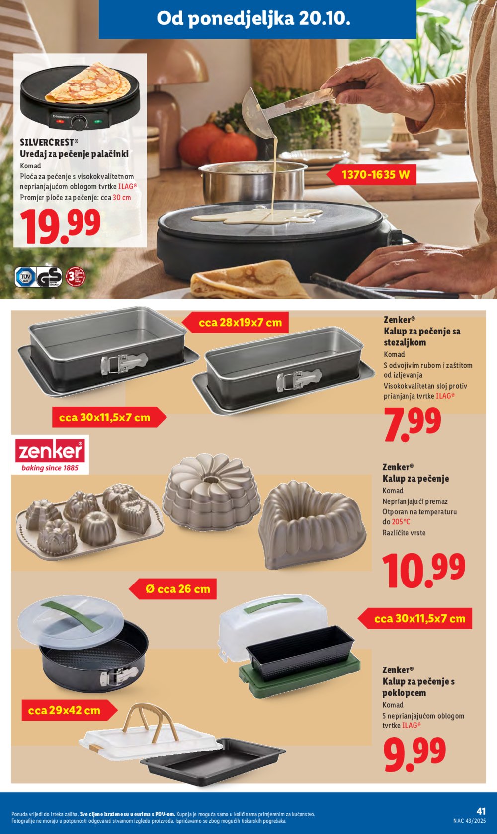 Lidl katalog Super ponuda od ponedjeljka 20.10.-26.10.2025.