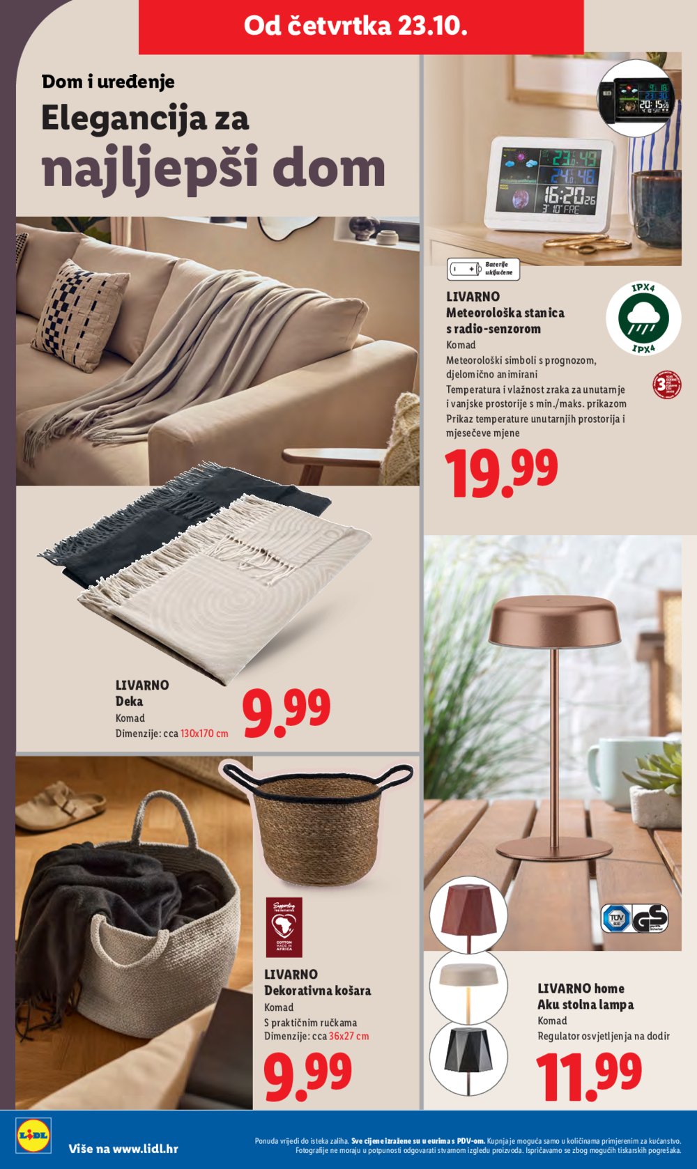 Lidl katalog Super ponuda od ponedjeljka 20.10.-26.10.2025.