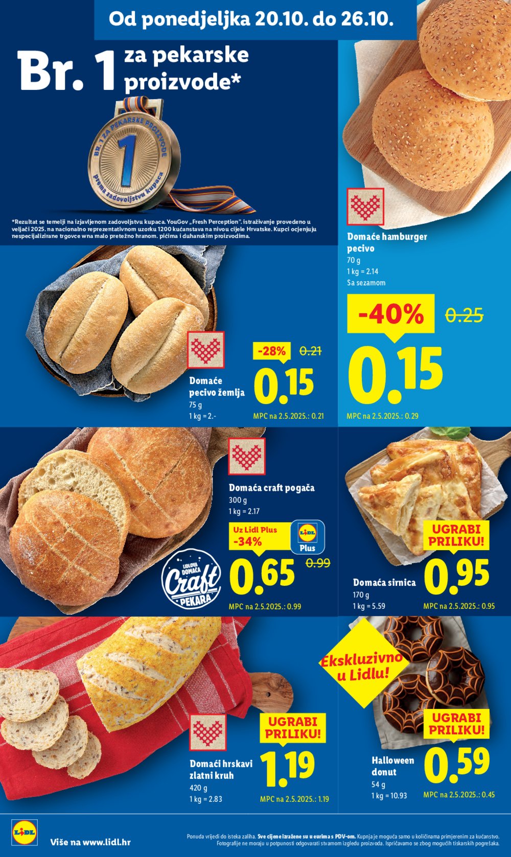 Lidl katalog Super ponuda od ponedjeljka 20.10.-26.10.2025.