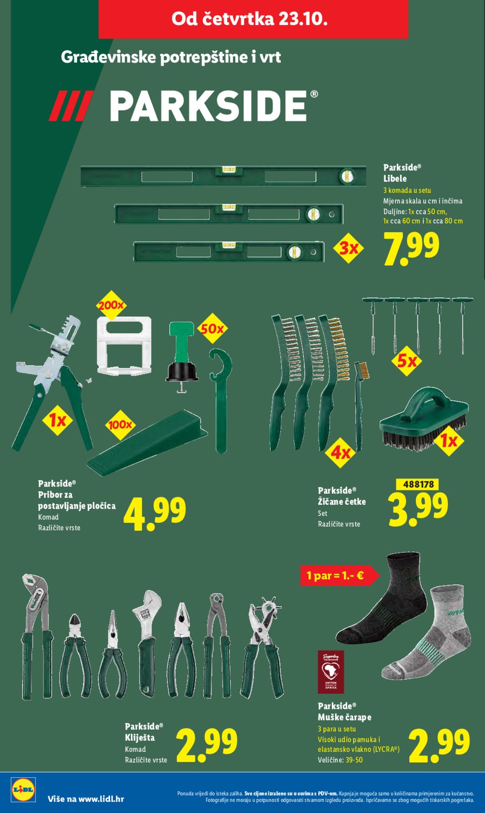 Lidl katalog Super ponuda od ponedjeljka 20.10.-26.10.2025.