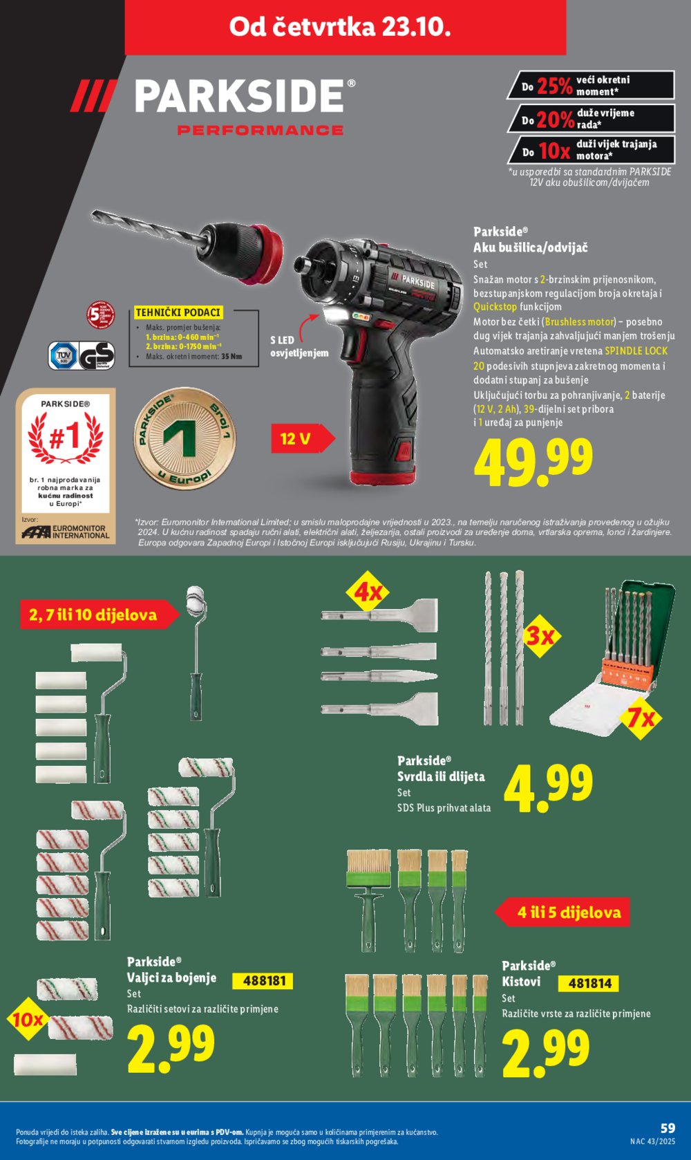 Lidl katalog Super ponuda od ponedjeljka 20.10.-26.10.2025.