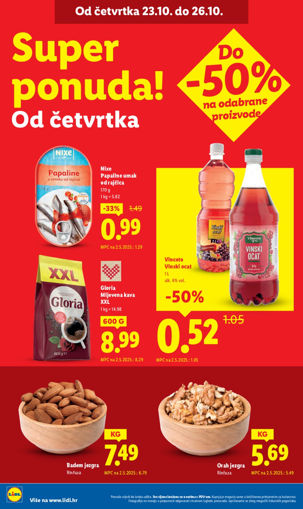Lidl katalog Super ponuda od ponedjeljka 20.10.-26.10.2025.