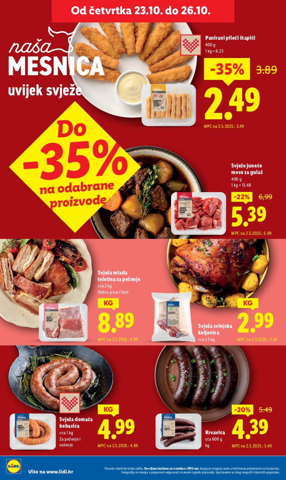 Lidl katalog Super ponuda od ponedjeljka 20.10.-26.10.2025.