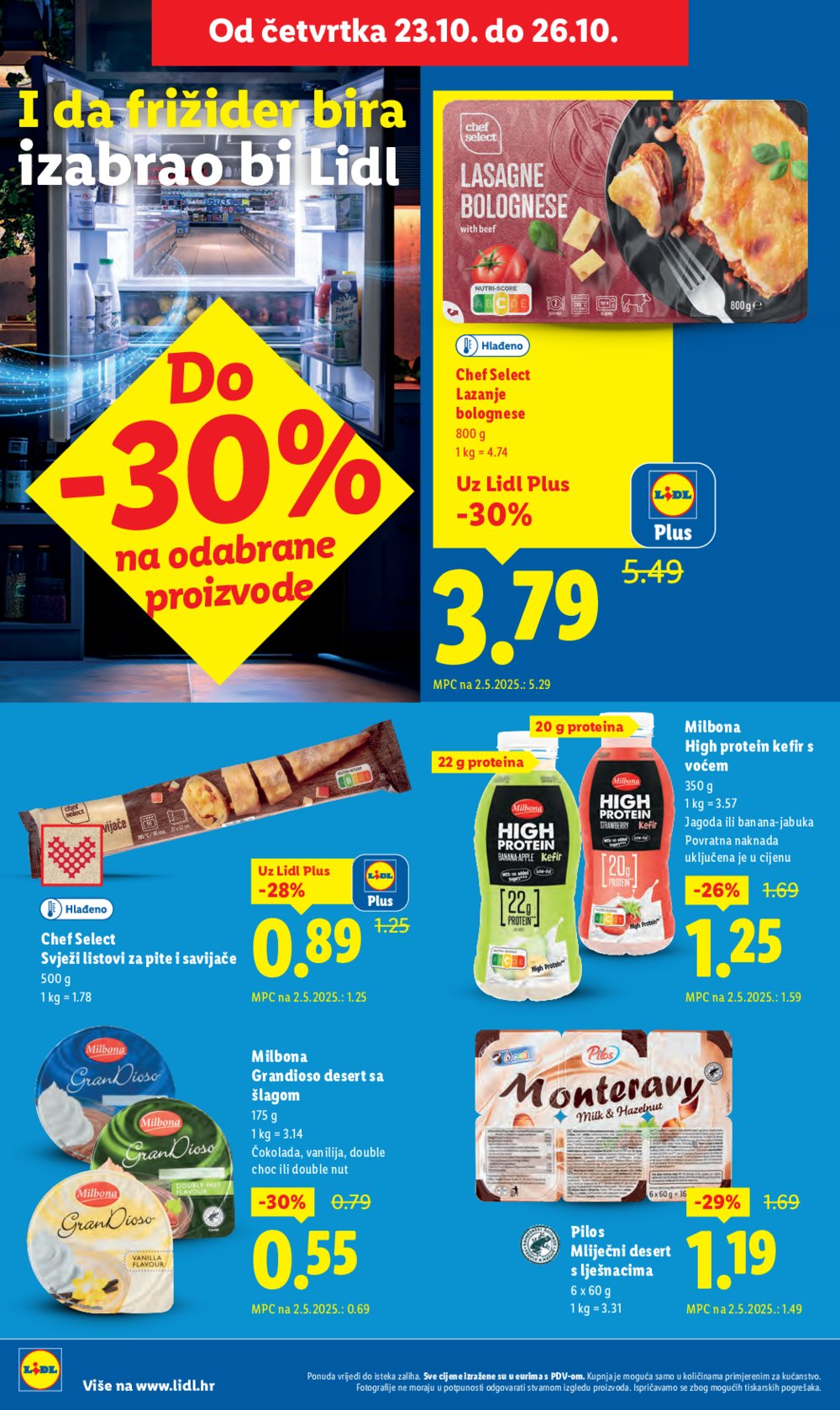 Lidl katalog Super ponuda od ponedjeljka 20.10.-26.10.2025.