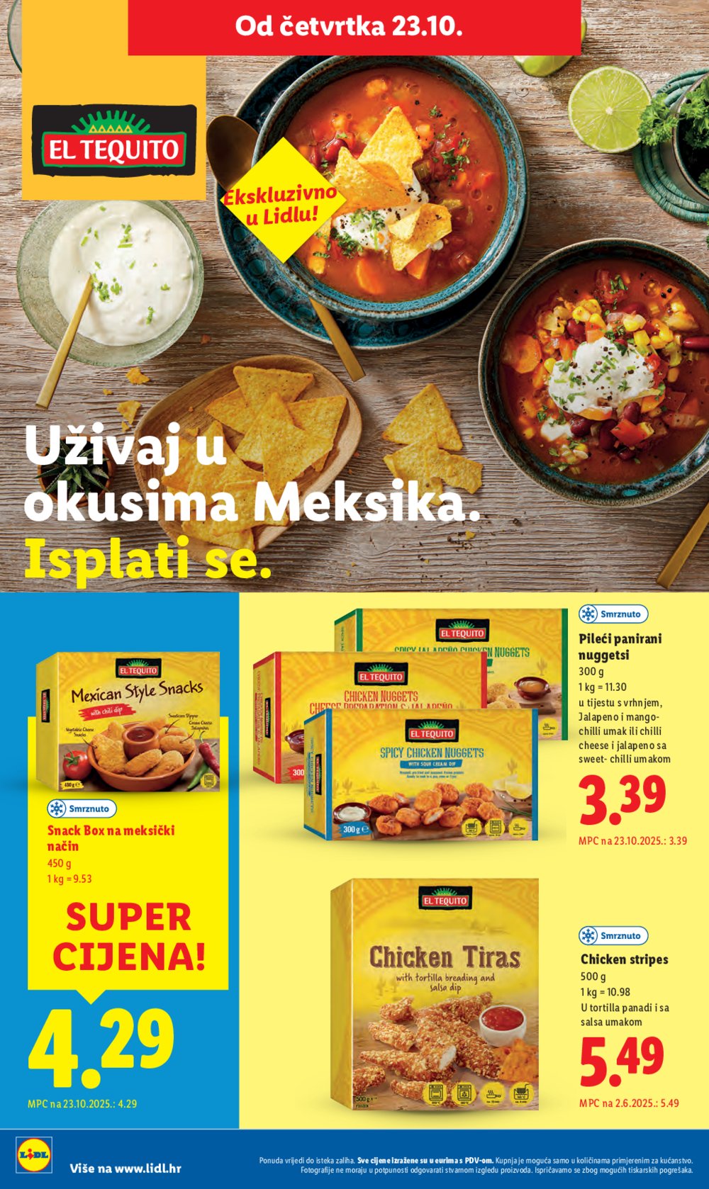 Lidl katalog Super ponuda od ponedjeljka 20.10.-26.10.2025.