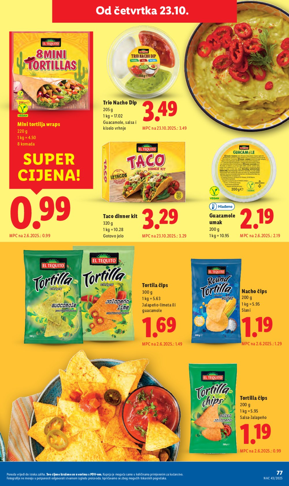 Lidl katalog Super ponuda od ponedjeljka 20.10.-26.10.2025.