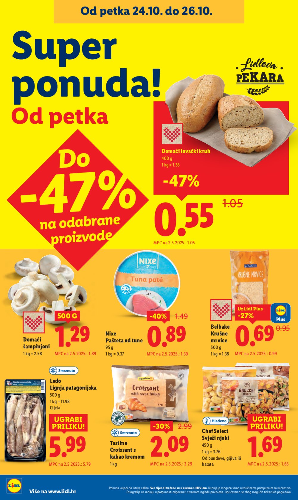 Lidl katalog Super ponuda od ponedjeljka 20.10.-26.10.2025.