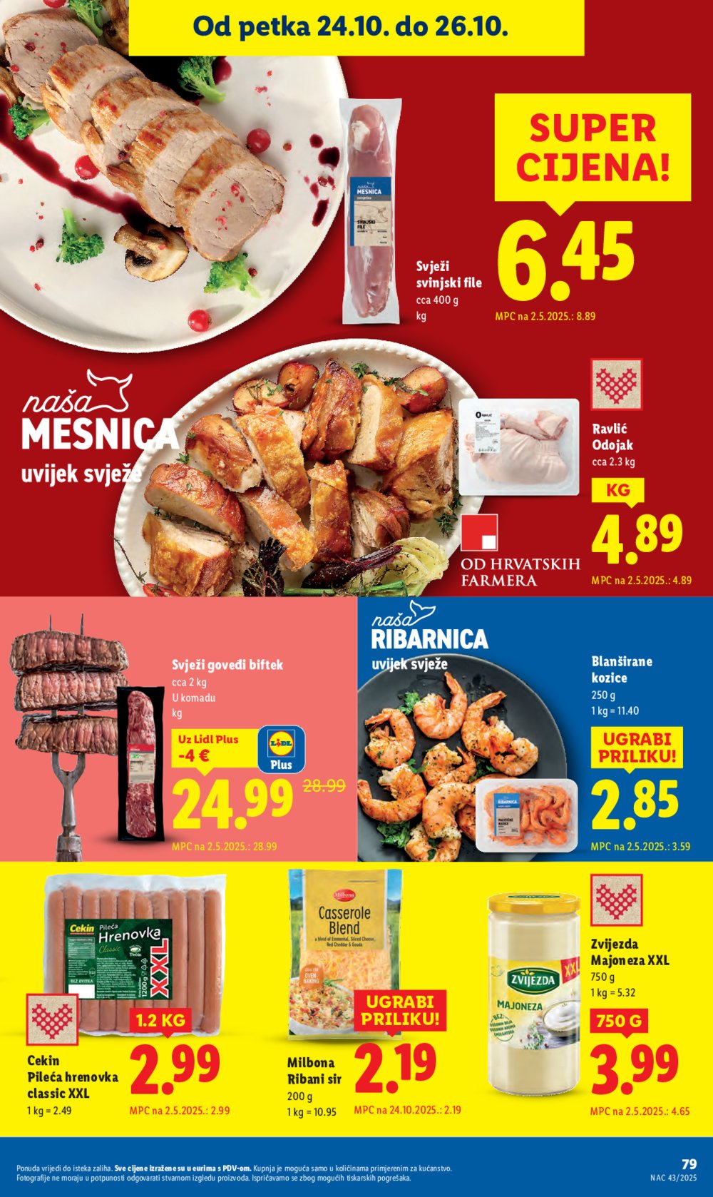 Lidl katalog Super ponuda od ponedjeljka 20.10.-26.10.2025.