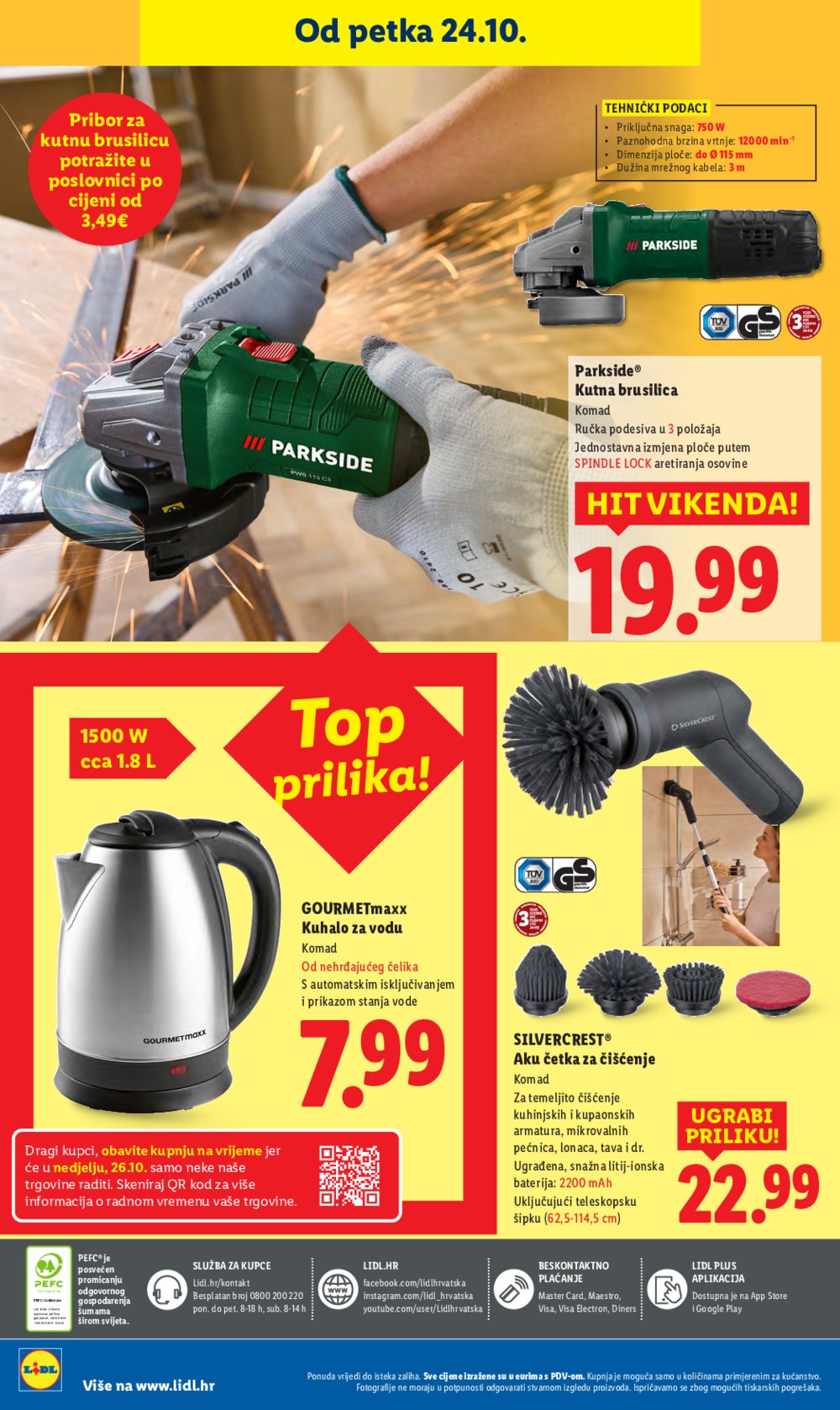 Lidl katalog Super ponuda od ponedjeljka 20.10.-26.10.2025.