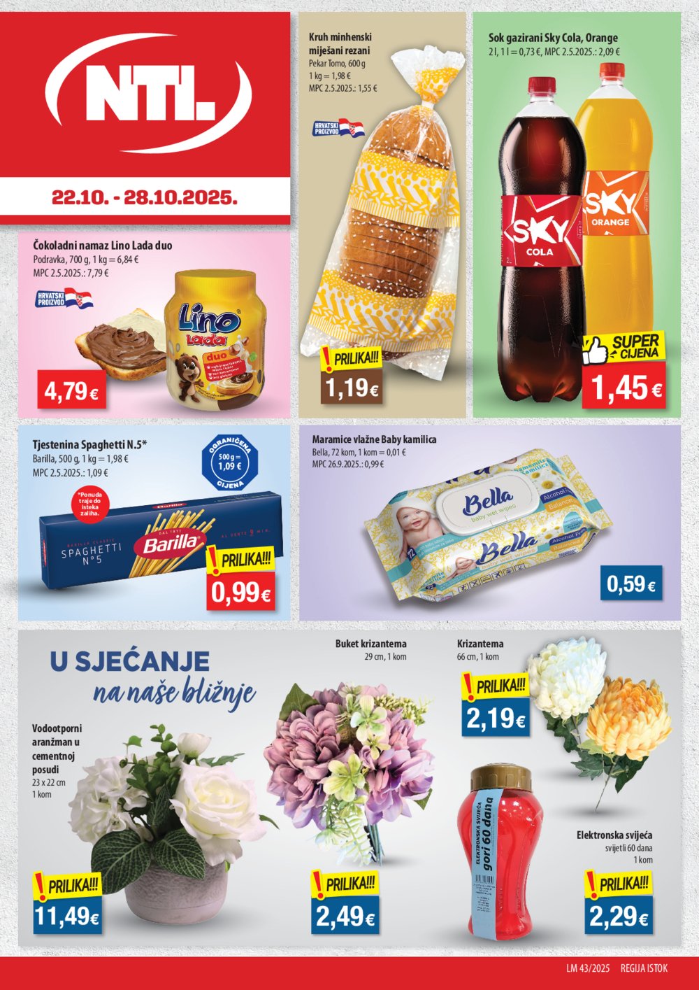 NTL katalog Akcija 22.10. - 28.10.2025. Istok