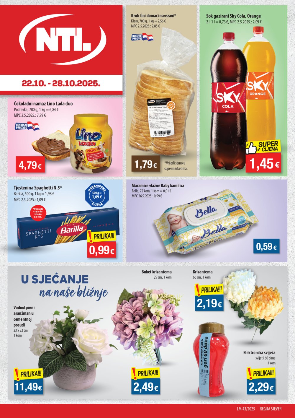NTL katalog Akcija 22.10. - 28.10.2025. Sjever