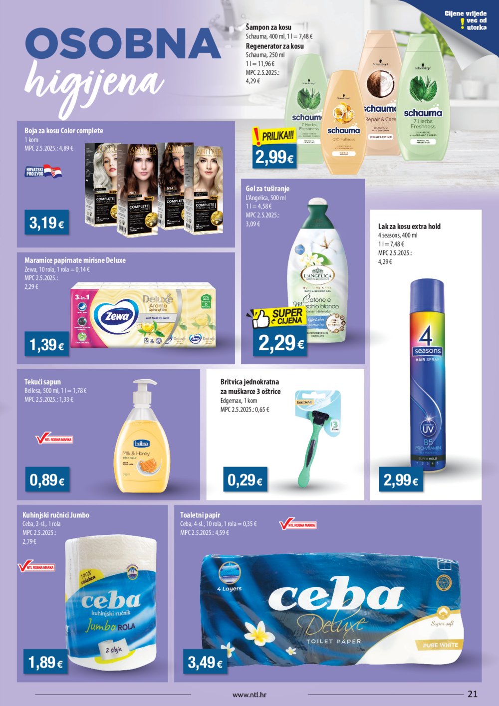 NTL katalog Akcija 22.10. - 28.10.2025. Sjever