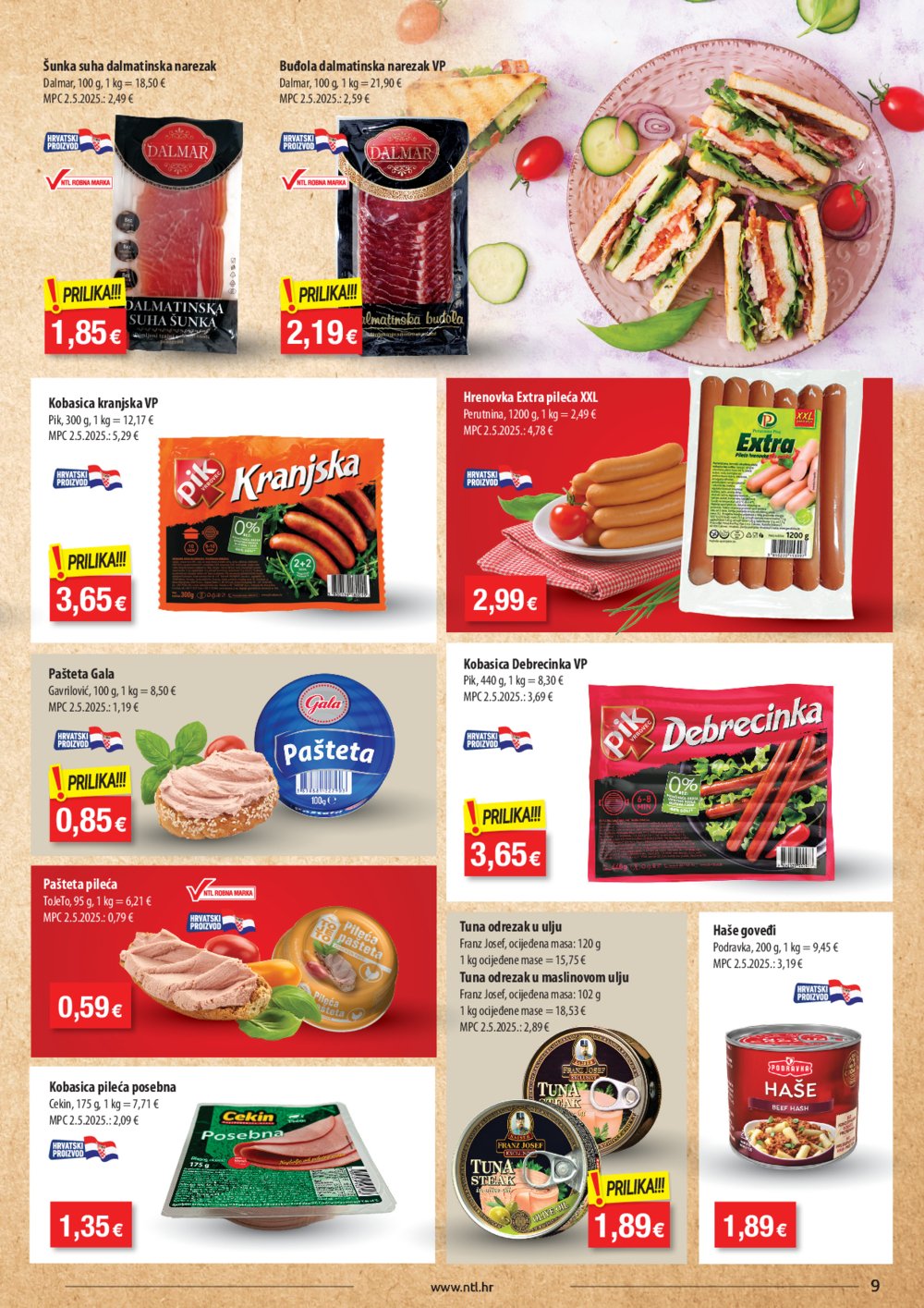 NTL katalog Akcija 22.10. - 28.10.2025. Sjever