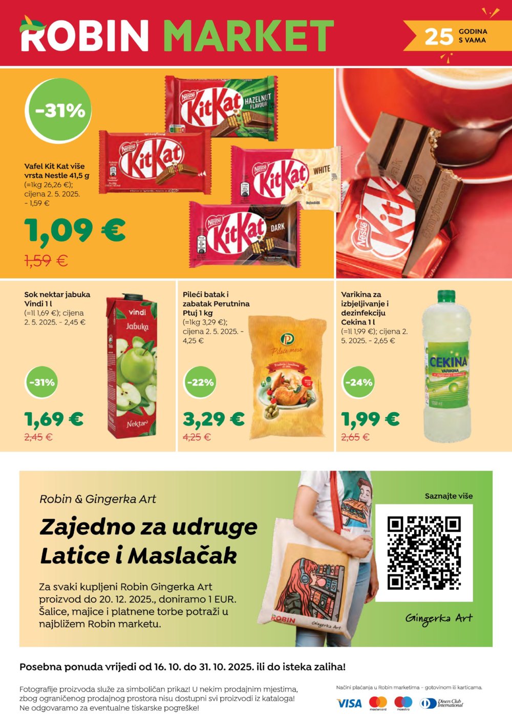 Robin katalog Akcija 16.10. - 31.10.2025.
