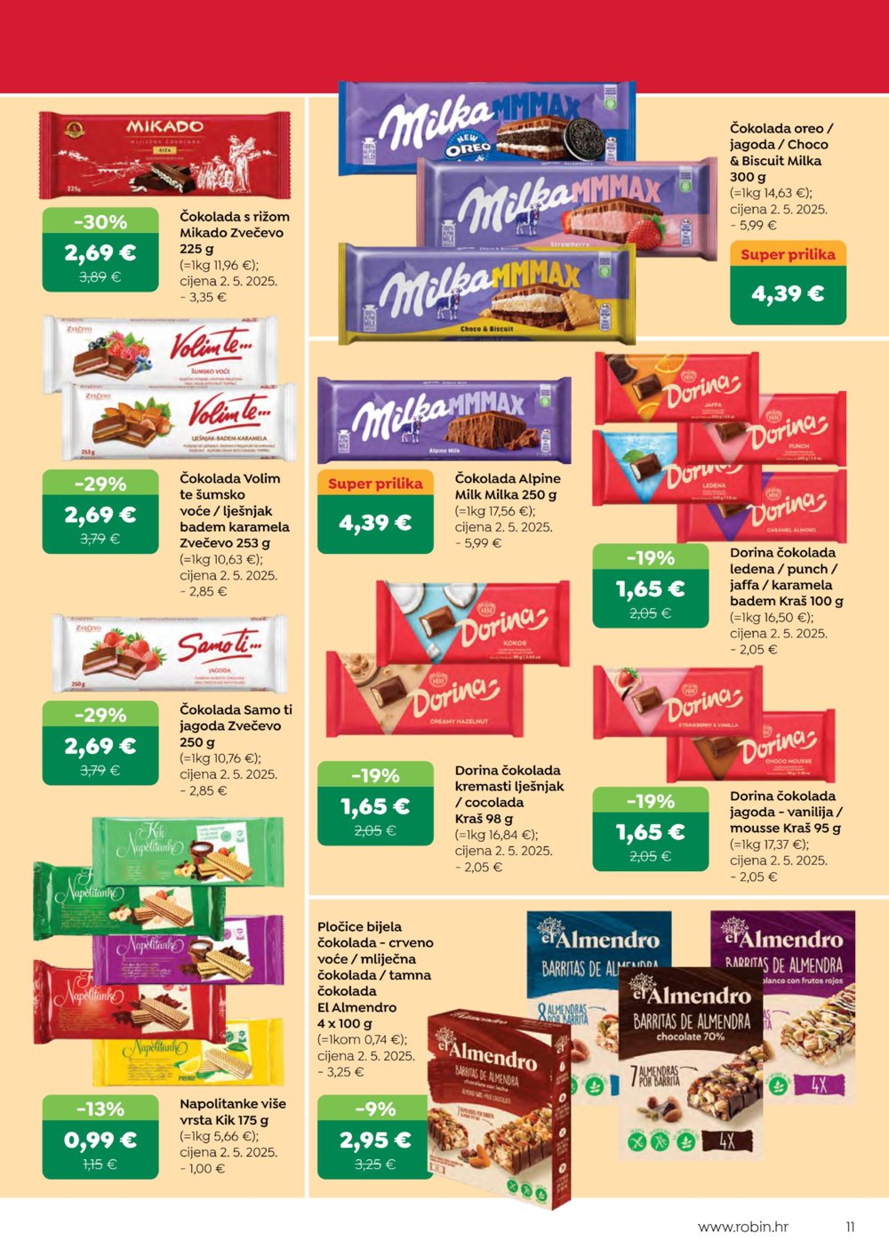 Robin katalog Akcija 16.10. - 31.10.2025.