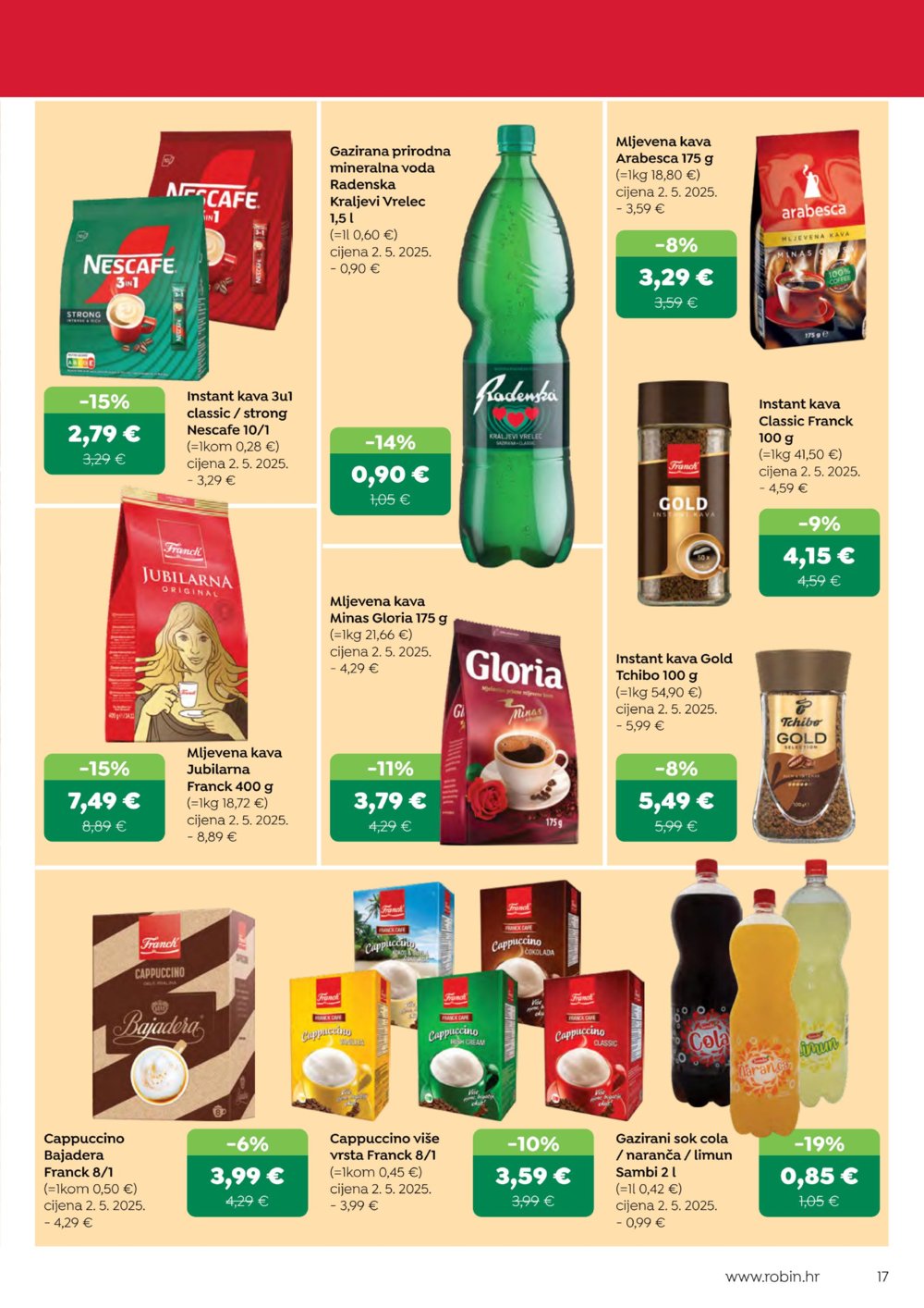 Robin katalog Akcija 16.10. - 31.10.2025.