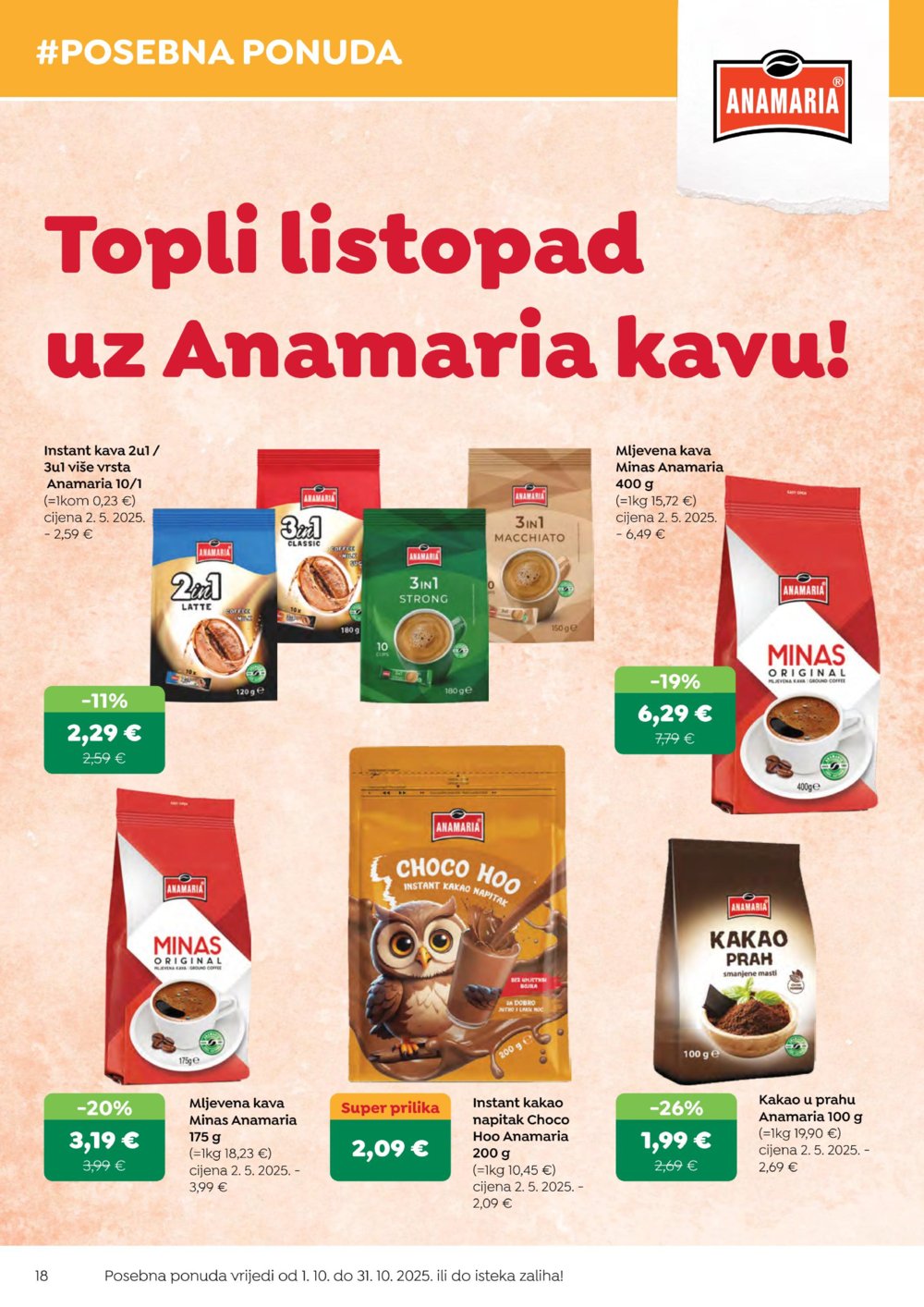 Robin katalog Akcija 16.10. - 31.10.2025.