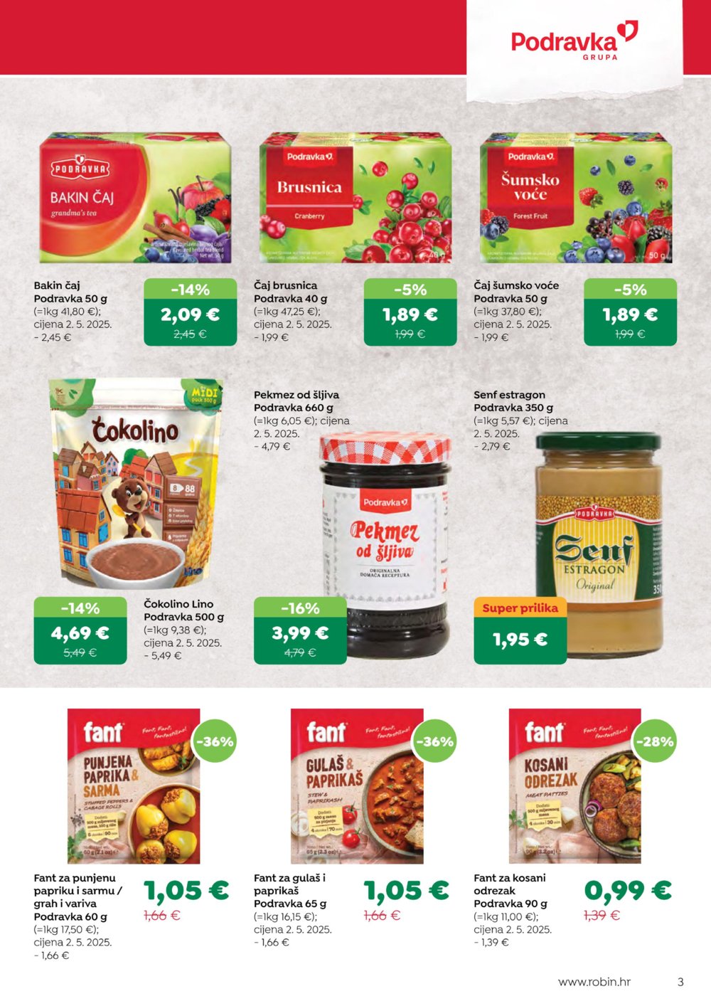 Robin katalog Akcija 16.10. - 31.10.2025.